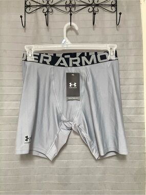 Under Armour Boys' HeatGear Armour Shorts sz YXL grey
